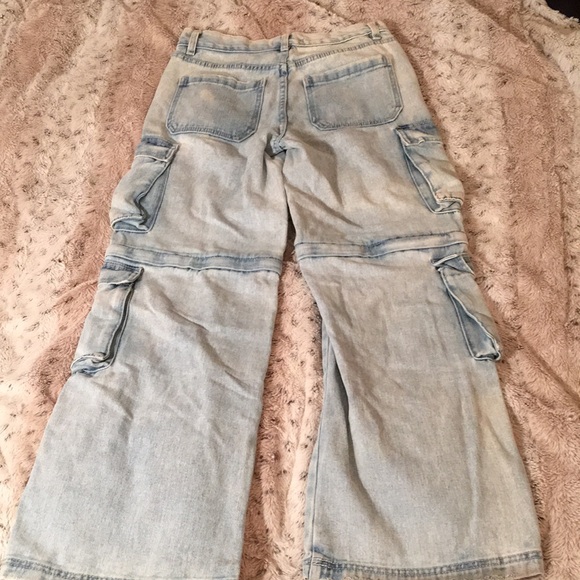 PacSun 90’s Baggy Cargo Zip Off Jeans - Picture 8 of 14